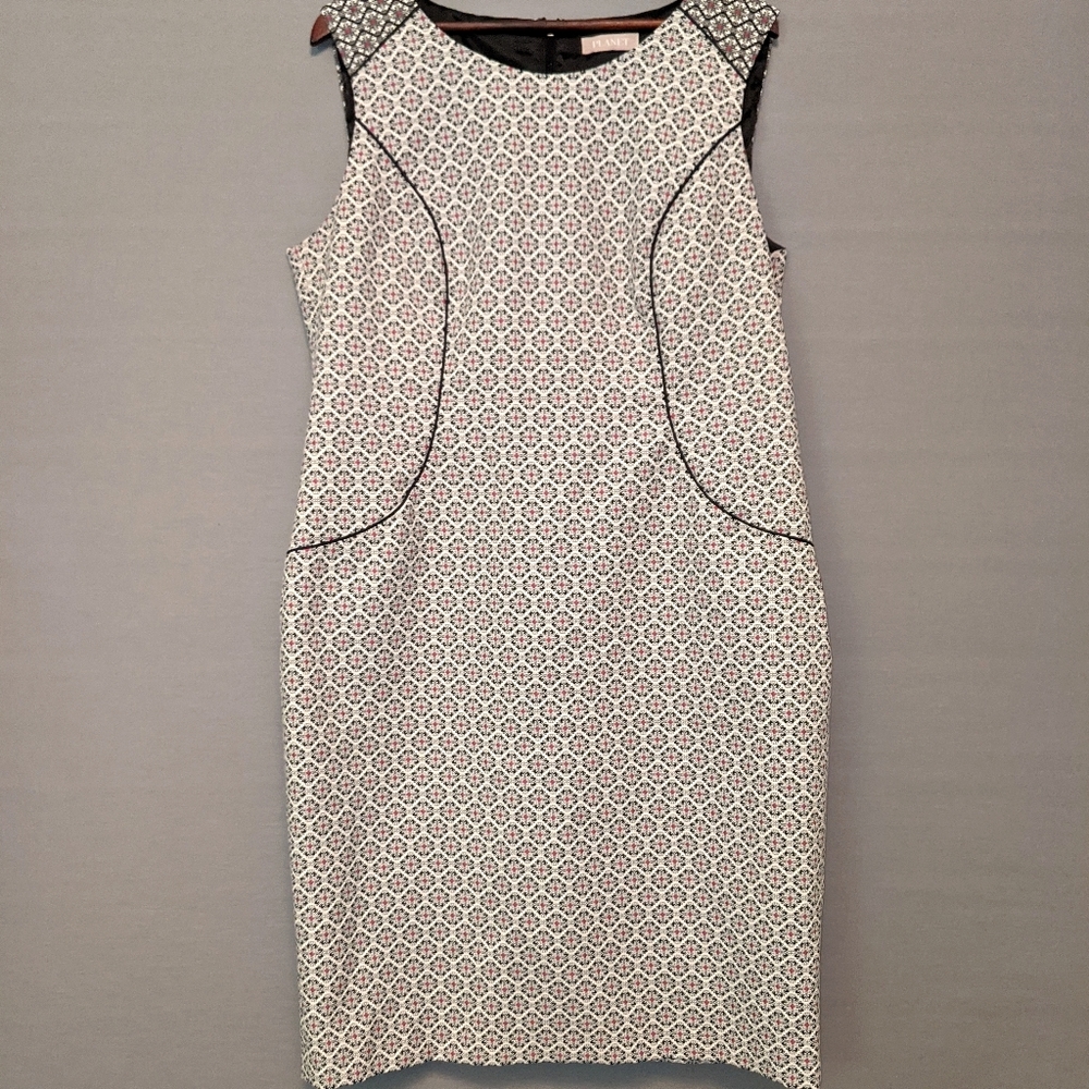 Fully lined long midi dress